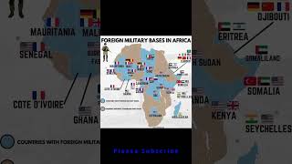 foreign military bases in Africa #shorts #map #geography