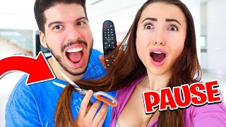 EXTREME PAUSE CHALLENGE with BOYFRIEND! (24 HOURS)