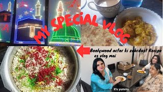 Special vlog Special Baryani Recipe k Sath Boolywood Actor Farzeen khan ki Mom ki 🥰 Zabardast