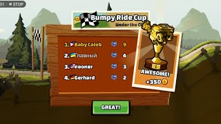 HILL CLIMB RACING 2- Rally Car/ Bumpy Ride Cup/ Under the Cliff