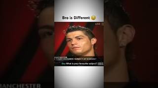 BRO IS THE SUBJECT 😈 #shorts #ronaldo #football #trending #footballshorts #interview #capcut