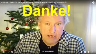 Danke an mehr als 300 Spender*innen, die Peter-Rohland-Stiftung und Profolk!