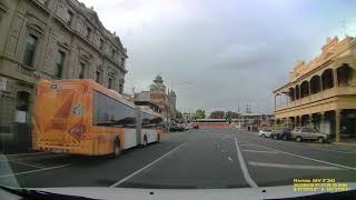 Detouring around the closed Ballarat level crossing