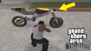 لن تصدق وجدت اسرع دراجة نادره في قراند سان أندرياس | GTA San Andreas SuperBike Racers