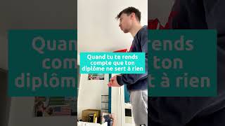 Quand ton diplôme ne sert à rien🎓🤷‍♂️