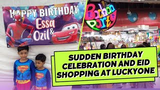 Family fun day before Eid - Essa ki birthday celebration