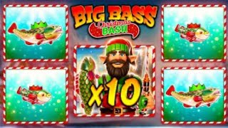 10X multiplier huge win on big bass Christmas bash $25,000 bonus buys