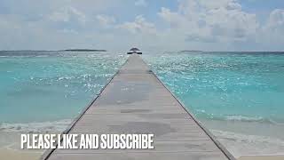 Maldives Hondaafushi 3 miles Beach Walk and through the sea - Anti Clockwise - Short Version.