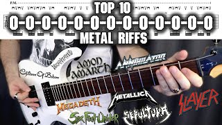 Top 10 Metal Riffs That Improve Your Right Hand Technique