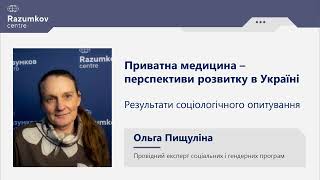 Приватна медицина — перспективи розвитку в Україні. Результати соціологічного опитування