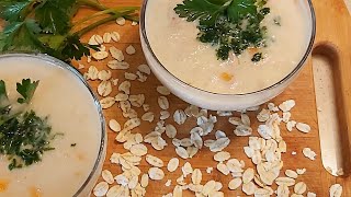 سوپ شیر با قارچ و جو پرک یک پیش غذای مجلسی و خوشمزه - سوپ سفید - سوپ جو | White Soup