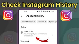 How To Check Instagram Account History | See Instagram Account History