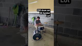 The cheapest drum set you’ll ever hear