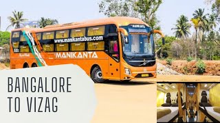 Bangalore to Vishakapatnam | 19 hours in luxury sleeper bus #odiavlog #ytshorts #vizag #bus