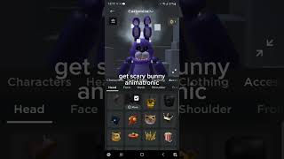 how to make Bonnie the bunny in roblox