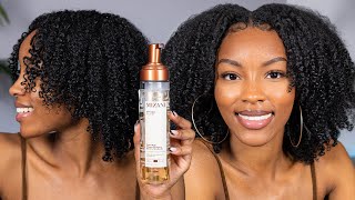 Effortless Curls! One Product Wash n Go Tutorial ft. Mizani Foam Wrap Mousse