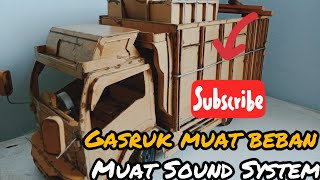 Miniatur Truck Muat Sound System . (Blue SKY)🔥