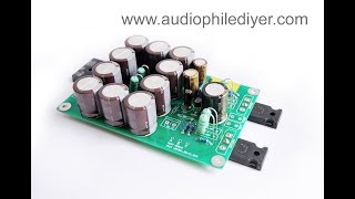 DIY First Watt ACA class A amp with toroidal transformer