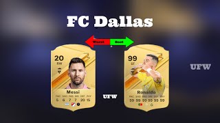 Worst and Best FIFA Cards | FC Dallas Editions.  #fifa #eafc24 #worst #best #fcdallas