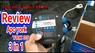 REVIEW YORK YRK05 OTOMATIS POMPA AIR PRESSURE CONTROL 3 in 1