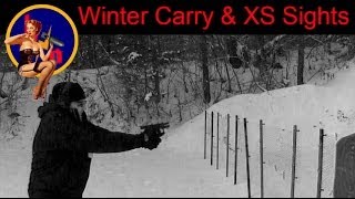 Intro to Every Day Carry -  Winter Concealment Shooting and XS Sight System