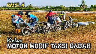 Race 4 : Rider Saling Rebutan Karung Gabah, Lomba Motor Modif Taksi Gabah