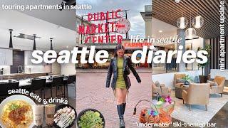 seattle apartment tours 🏠, mini apt update, bar-hopping, summer vibes, traveling to europe? | VLOG