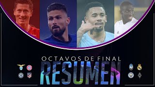 RESUMEN de la CHAMPIONS LEAGUE | OCTAVOS DE FINAL | RESULTADOS y ANALISIS