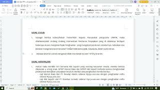 Kisi kisi Soal Ujian Brevet AB Materi PPh OP