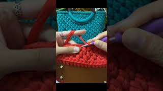 Сумка из трикотажный пряжи.Very nice design.#yarn #bags #short #shortsyoutube