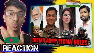 Bangladeshi Reaction|Indian army sigma rules | Pm modi sigma rule | Sigma rules ft.Indian soldiers🇮🇳