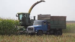 Best corn silage harvesting by John Deere Уборка силосной кукурузы John Deere