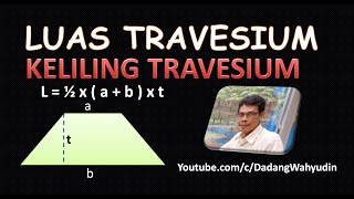 LUAS DAN KELILING TRAVESIUM #luasdankelilingtravesium  #dadangwahyudin