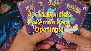 Opening 4X McDonald's Pokémon Packs!!! #pokemon #pokemoncards #pokemontcg #shinypokemon #pokémon