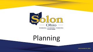 Planning - April 9, 2024