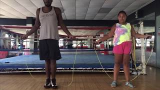 Teaching my Daughter how to Box