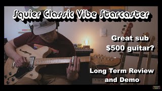 Squier Classic Vibe Starcaster Long Term Review | Mojotone Wiring Harness