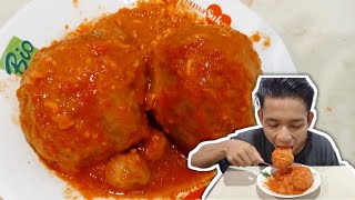 MUKBANG 2BAKSO BERANAK JUMBO JUMBO SUPER PEDAS