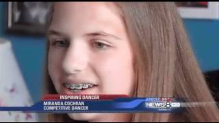 Young dancer excels with prosthetic leg