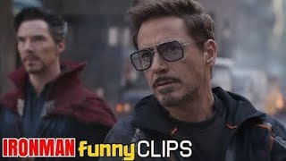 Ironman Funny Scenes From Avengers Infinity War in HINDI