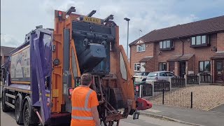 Dennis Elite 6 Bin lorry on General Waste, AUU