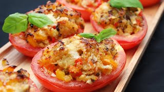 Stuffed Blue Cheese Tomatoes