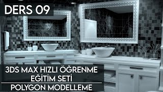 3DS Max Hızlı Öğrenme Eğitim Seti Ders 9 - Polygon Modelleme