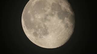 Moon 96 % illuminated in Waning Gibbous. August 21, 2024. Part 4.