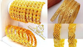 Golden Bangles Designs/ Beautiful Bangles Collection (share ideas) #golden #bangles #ideas #sumik