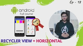 RecyclerView + Horizontal (Part -4) | Android Development tutorial in Hindi #18