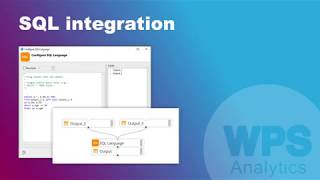 Use SQL in WPS programs and workflows