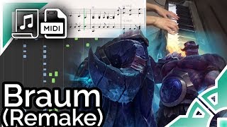 Braum - League of Legends (UPDATED Synthesia & Piano Cover)