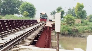 129Up Passing Tunsa Panjnd Canal    |Dusty Super fast Action