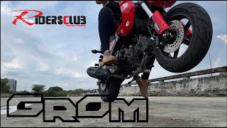 รีวิว Honda Grom 5 เกียร์ ก่อนเอาไปแต่ง